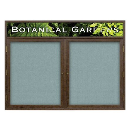 United Visual Products Open Faced Traditional Corkboard, 60x36" UV643A-WHITE-COBACC